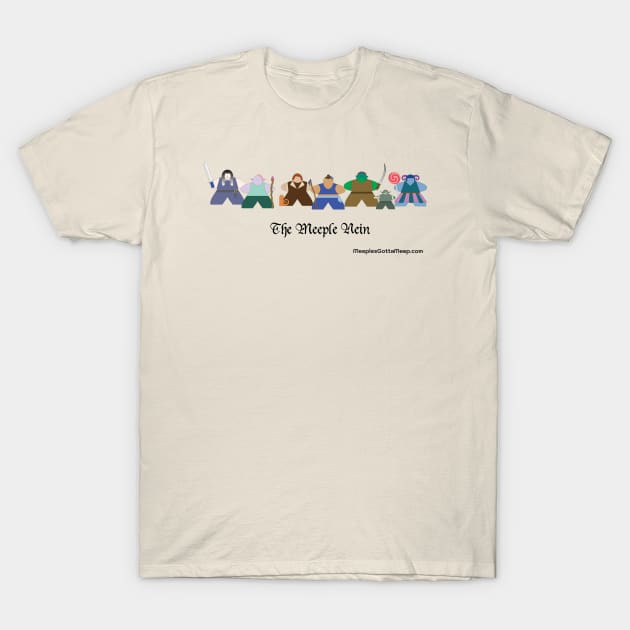 The Meeple Nein, light T-Shirt by MeeplesGottaMeep